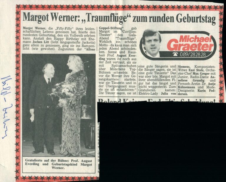 zeitung margot 50